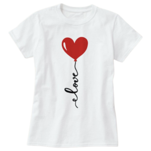 Cricut-kompatibel: SVG "Love“-Ballon – Herzförmiges Ballon-Design